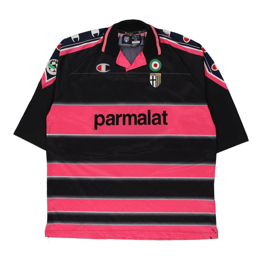 Vintage pink Buffon 1 Parma AC Champion Football Shirt - mens xx-large