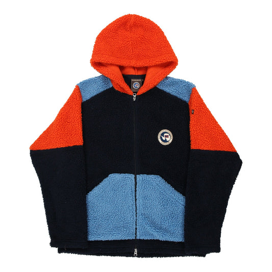 Vintage navy Napapijri Fleece - mens medium