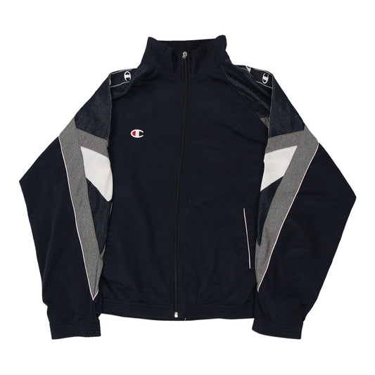 Vintage navy Champion Track Jacket - mens large