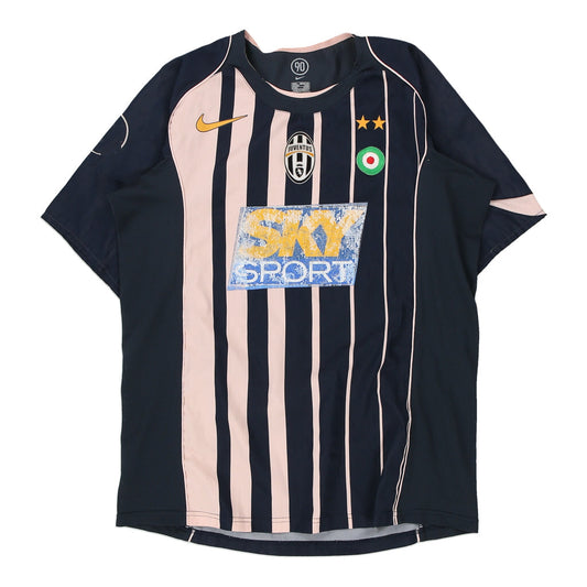 Vintage navy Juventus FC Nike Football Shirt - mens large