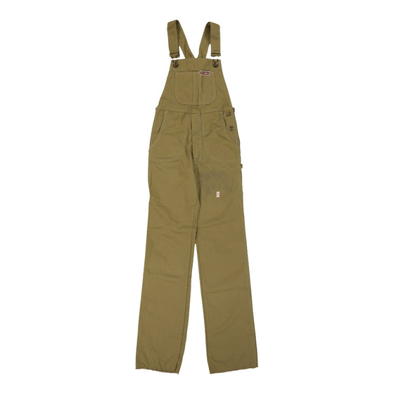 Mash Dungarees - 24W UK 4 Green Cotton - Thrifted.com