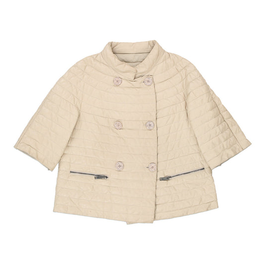 Vintage beige Olivieri Jacket - womens medium