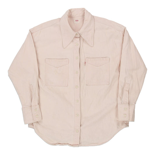 Vintage pink Levis Denim Shirt - womens small