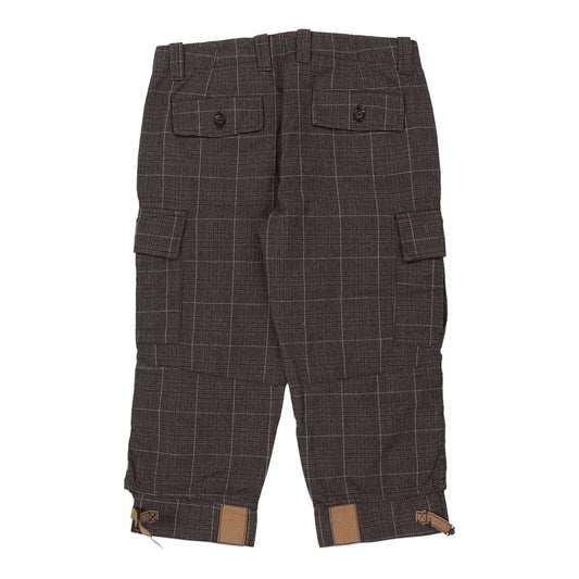 Vintage brown 40 Weft Cargo Shorts - womens 33" waist