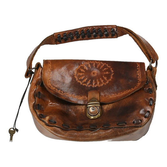 Vintage Cagi Bag - No Size Brown Leather
