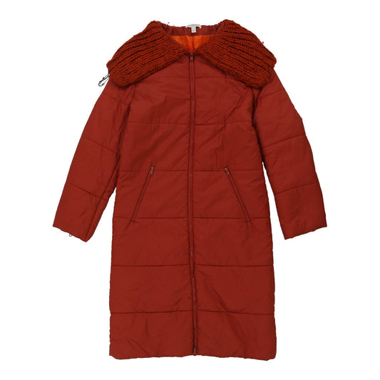 Vintage Kookai Puffer - Small Orange Polyester Blend