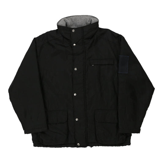 Vintage Invicta Jacket - Small Black Polyester Blend