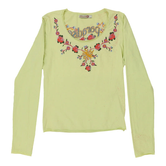 Vintage green Blueoltre Long Sleeve T-Shirt - womens large