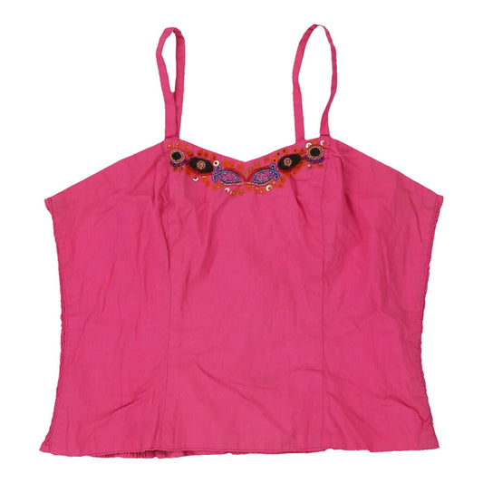 Vintage pink Y2K Unbranded Cami Top - womens small