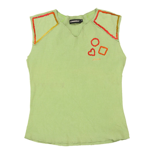 Vintage green Carrera Vest - womens small