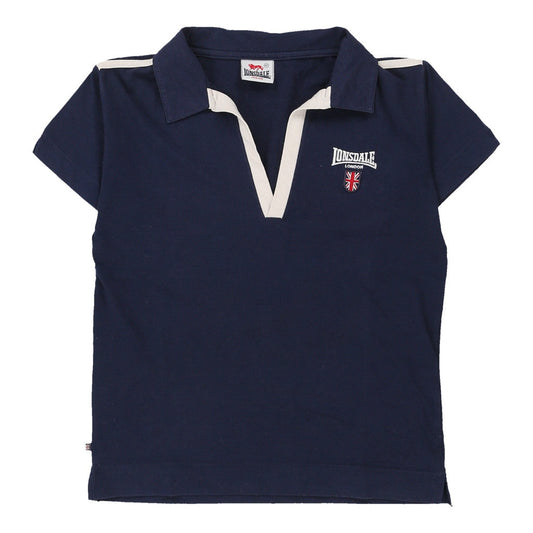 Vintage navy Lonsdale Polo Shirt - womens medium