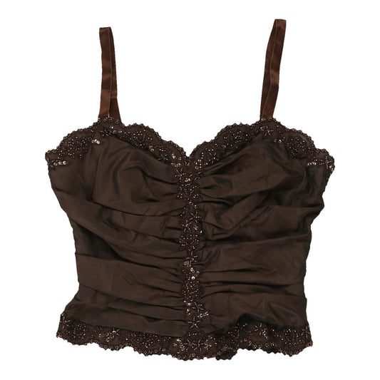 Vintage brown Y2K Pastore Cami Top - womens small