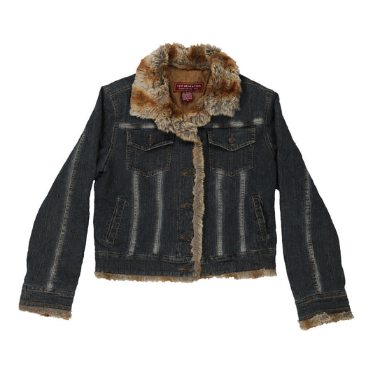 Vintage dark wash Y2K New Sensation Denim Jacket - womens small