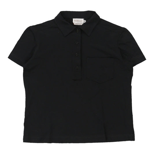 Vintage black Marella Polo Shirt - womens small