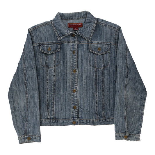 Vintage blue Y2K New Sensation Denim Jacket - womens x-large
