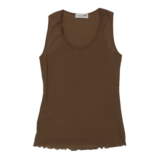 Vintage brown Y2K Unbranded Top - womens small