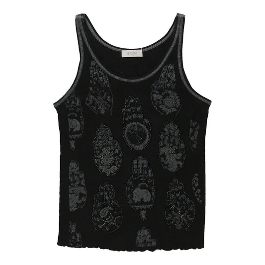 Vintage black Gaudi Vest - womens medium