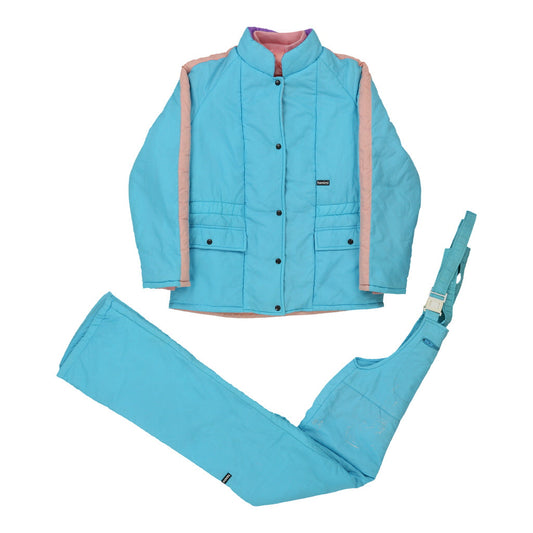 Vintage blue Tonini All-In-One Ski Suit - womens medium