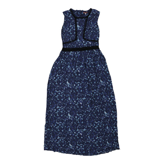 Vintage navy Monika Varga Dress - womens medium