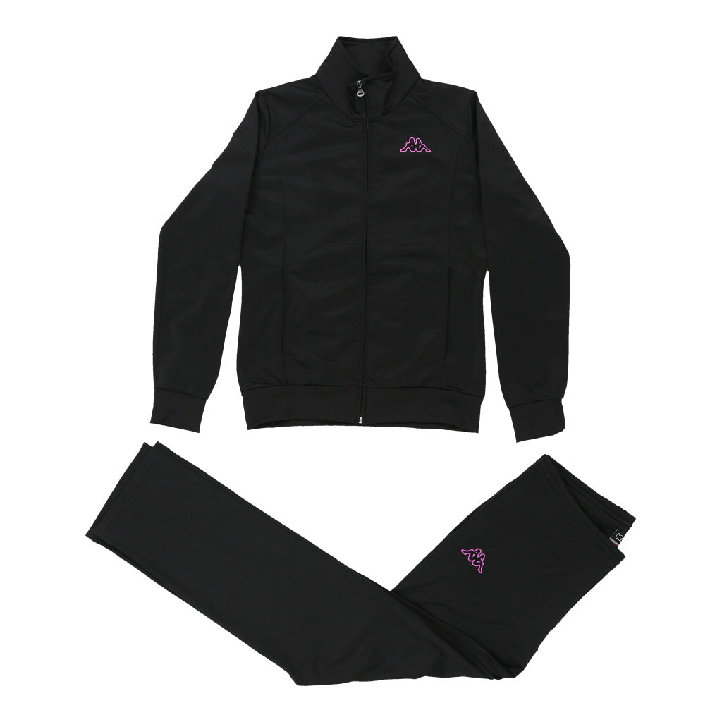 Vintage black Kappa Full Tracksuit - womens small