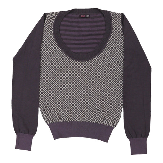 Vintage block colour Gaudi Jumper - womens small