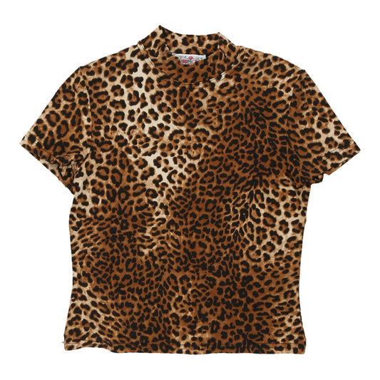 Vintage brown Y2K Unbranded Top - womens medium