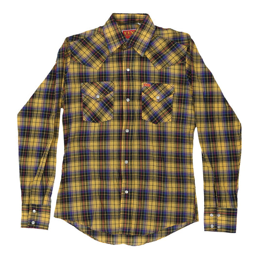 Vintage yellow Ely Shirt - womens x-small