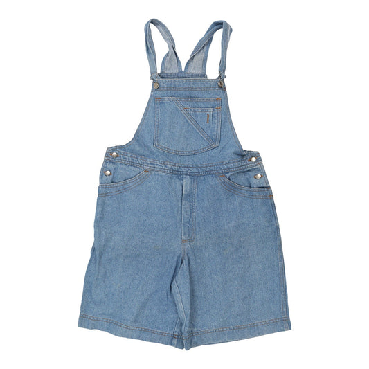 Vintage blue Unbranded Short Dungarees - womens 32" waist