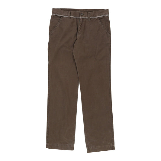 Vintage Moschino Jeans Trousers - 32W 28L Brown Cotton