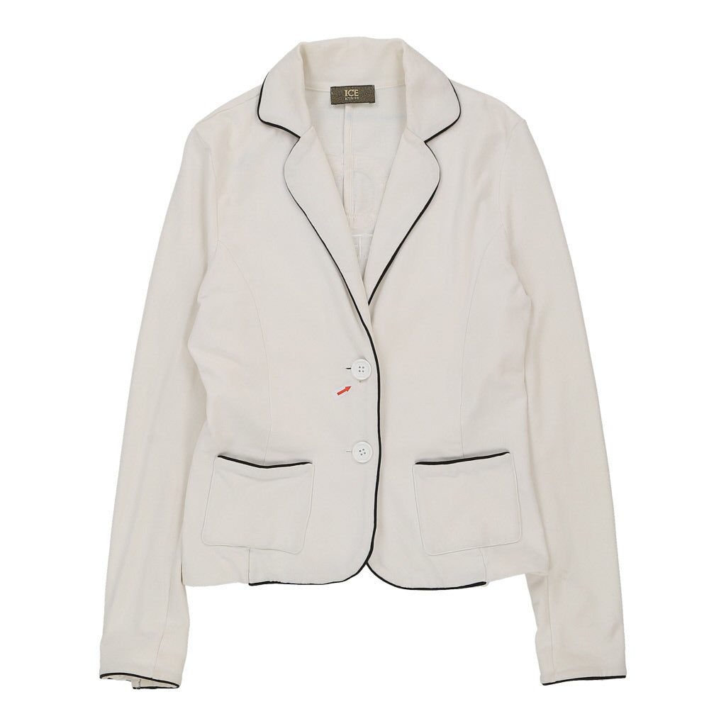 white vintage blazer