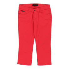  Vintage red Bootleg Dolce & Gabbana Jeans - womens 31" waist