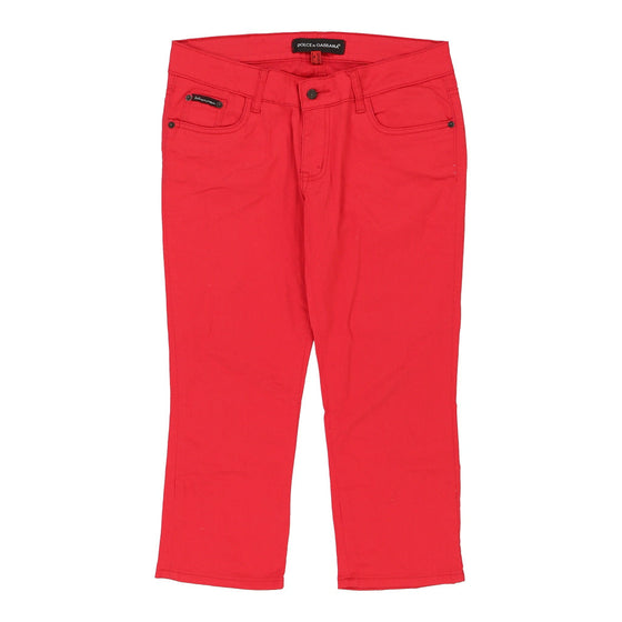 Vintage red Bootleg Dolce & Gabbana Jeans - womens 31" waist
