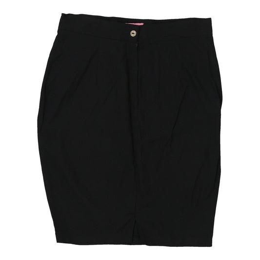 Vintage Cap 13/19 Mini Skirt - Medium Black Viscose Blend