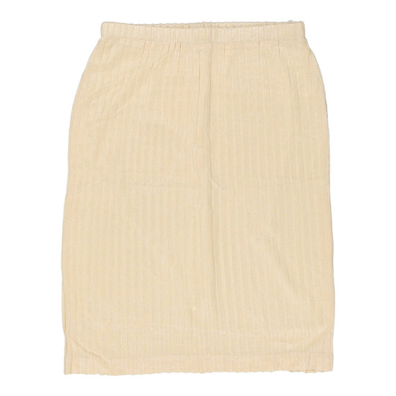 Vintage cream Sorelle Panzani Mini Skirt - womens 27" waist