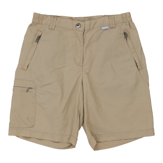 Vintage Regatta Sport Shorts - 28W UK 10 Beige Cotton