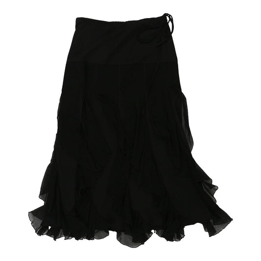 Vintage Neja Skirt - Medium Black Polyester Blend