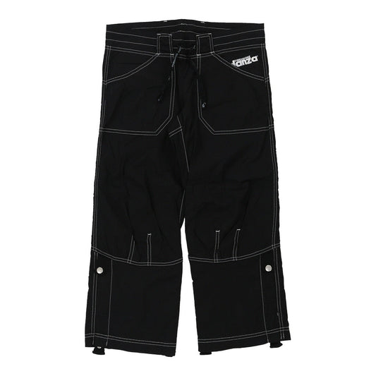 Vintage Dimensione Danza Contrast Stitch Sport Shorts - XS Black Cotton
