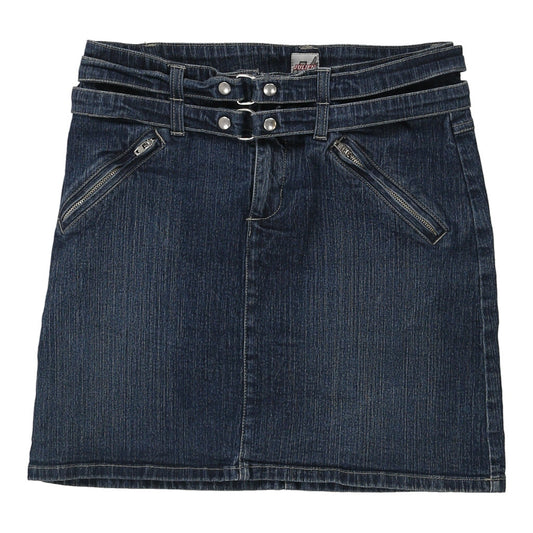 Vintage blue Julien Denim Skirt - womens 28" waist