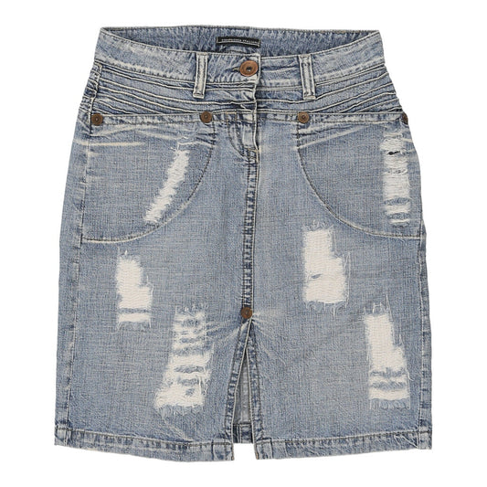 Vintage light wash Compagnia Italiana Denim Skirt - womens 28" waist