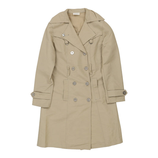 Vintage beige Cher Trench Coat - womens small
