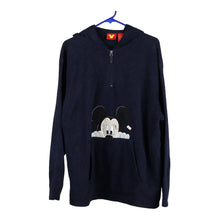  Vintage navy Mickey Mouse Jerry Leigh Fleece - womens x-large