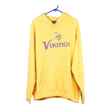  Vintage yellow Vikings N.F.L. Team Apparel Hoodie - mens xx-large