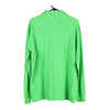 Vintage green Kappa Long Sleeve Polo Shirt - mens x-large