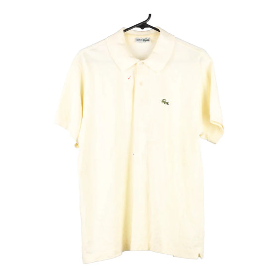 Vintage yellow Bootleg Lacoste Polo Shirt - mens large