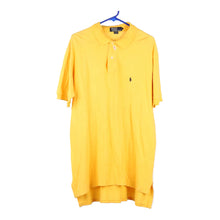  Vintage yellow Bootleg Ralph Lauren Polo Shirt - mens large