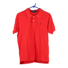  Vintage red Bootleg Ralph Lauren Polo Shirt - mens small