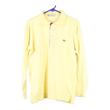  Vintage yellow Bootleg Lacoste Long Sleeve Polo Shirt - mens large