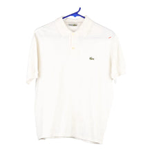  Vintage white Bootleg Lacoste Polo Shirt - mens medium