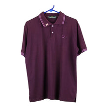  Vintage purple Bootleg Fred Perry Polo Shirt - mens medium