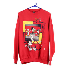  Vintage red Mickey Mouse Disney Sweatshirt - womens x-large